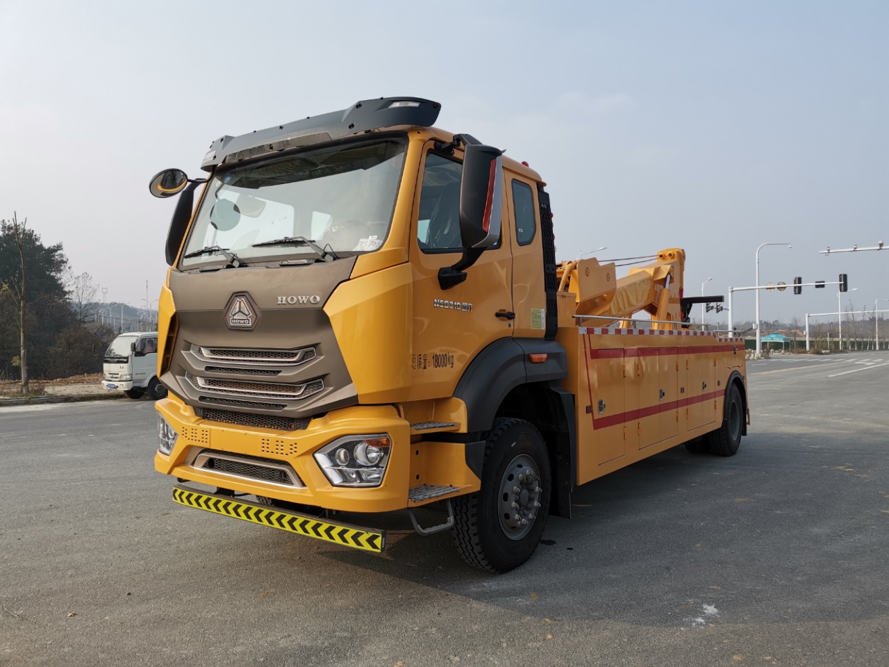 重汽豪沃單橋16噸拖吊聯(lián)體清障車